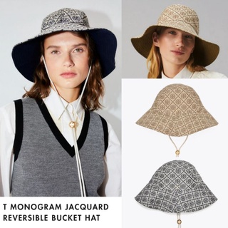 พรีฯT MONOGRAM JACQUARD REVERSIBLE BUCKET HAT.