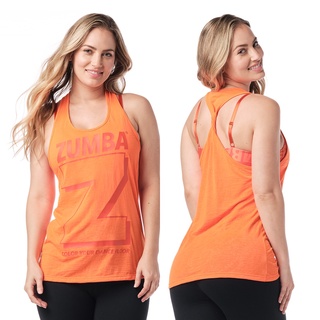 Zumba Wear : Color Your Dance Floor Twisted Back Tank (เสื้อกล้ามออกกำลังกายซุมบ้า)