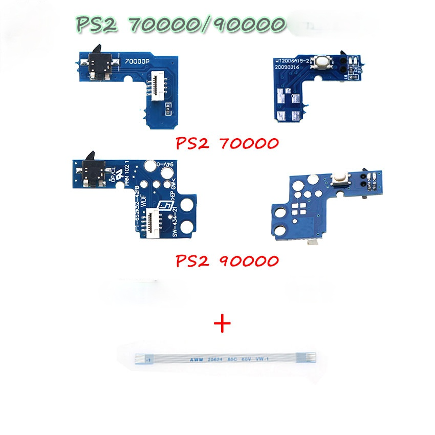 บอร์ดสวิตช์ไฟ + สายแปลงสําหรับ Sony Playstation 2 PS2 70000 75000 77000 / PS2 90000 Series คอนโซล