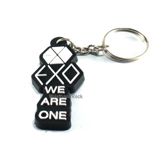 EXO พวงกุญแจ ยาง เท่ๆ  เอ็กโซ พังค์ แทรช ร็อค พร้อมส่ง EXO243