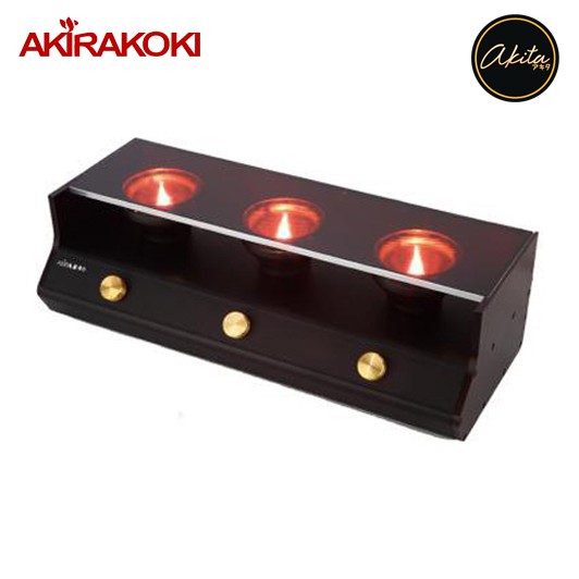 AKIRAKOKI  BH-103D เครื่องชงกาแฟแบบกาลักน้ำสามพอร์ตแบบแท่นเตาอบแบบพิเศษ Beam Heater BH-103 D