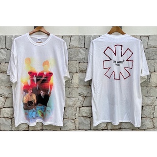 เสื้อยืดผ้าฝ้ายพิมพ์ลายขายดีเสื้อวง RED HOT CHILI PEPPERS ลิขสิทธิ์แท้ นำเข้าจาก USA