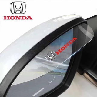 【Honda】อุปกรณ์เสริมรถยนต์กระจกมองหลังกันฝนกันฝน 2 ชิ้นสําหรับ Honda City Brio Br-V Crv Jazz Civic