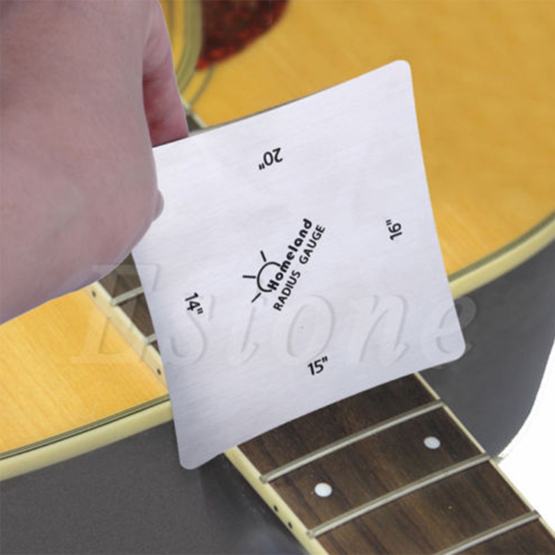 ESP 2pcs Guitar Radius Gauge Guitar Fretboard Measure Tool Accessory Parts ราคา ถูกที่สุด ดีลบีเคเค แกลเลอรีภาพที่ 8