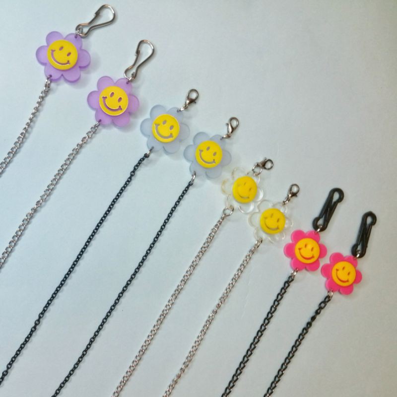 สายคล้องแมส "full smile flower" ดอกไม้ยิ้ม