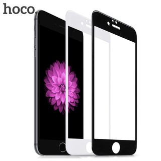 Hoco ฟิล์มกันรอยกระจก iPhone 6,7,8,6 Plus,7 Plus,8 Plus แบบเต็มจอ Hoco 9H Soft Curved Edge Tempered Glass