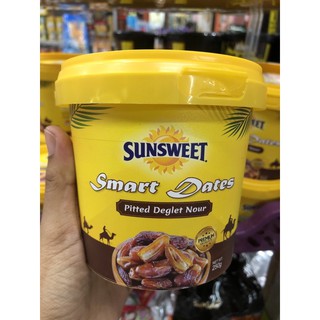 ใหม่❗อินทผลัม sunsweet 250 กรัม ไร้เมล็ด หวาน นุ่ม สะอาด