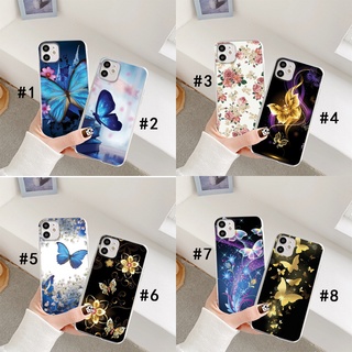 เคสโทรศัพท์มือถือ Oppo F11 Pro Realme C1 C2 3 Pro ปลอก TPU อ่อน ผีเสื้อสีสันสดใส
