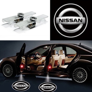 ไฟโปรเจคเตอร์เลเซอร์ Led โลโก้ Nissan Altima Teana L33 2013-2019 อุปกรณ์เสริม สําหรับติดประตูรถยนต์ 2 ชิ้น