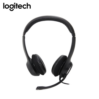 Logitech USB Headset H390 ชุดหูฟังUSB เสียงสเตอรีโอดิจิทัล ตัดเสียงรบกวน ส่วนควบคุมแบบอินไลน์ รับประกันศูนย์ 2 ปี