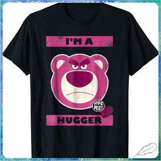 สินค้าเฉพาะจุด Bear ฤดูร้อนmen bear  Disney Toy Story Hugger Lotso Bear Graphic เสื้อยืดแฟชั่นคอกลม สบายๆ ผ้าฝ้าย100%