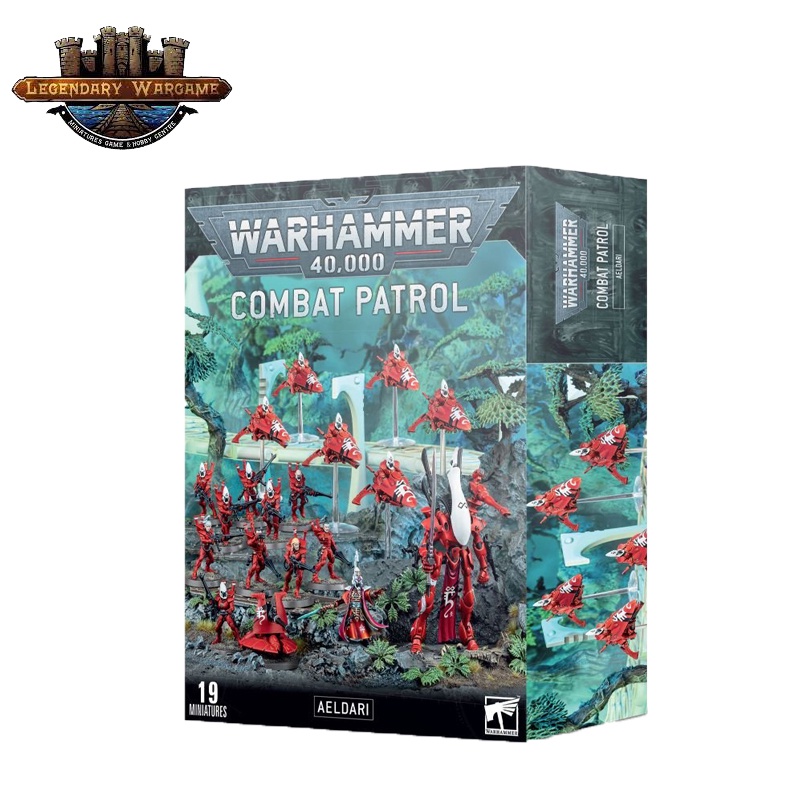 [200A พร้อมส่ง] WARHAMMER 40K: COMBAT PATROL: AELDARI โมเดลเกมส์สนามจำลองชุดเริ่มต้น
