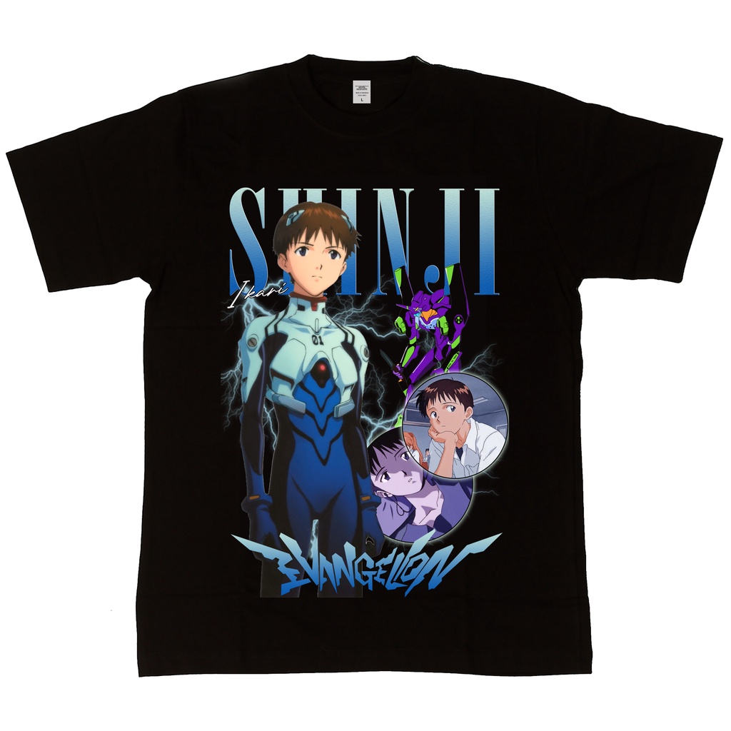 Animood - เสื้อยืด Shinji Ikari Neon Genesis Evangelion Homage Series