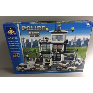 NO.6725 #ชุดตัวต่อเลโก้ #ตำรวจน้ำ  (631 PCS) SALE!!!!