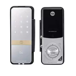 Yale YDR323 Digital Door Lock เยลดิจิตอลล็อคหน้าจอกระจกเงา เสริมความปลอดภัย ด้านหลังแนวตั้ง