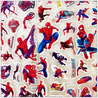 ❀ สติกเกอร์ Marvel Super Hero Spider-Man Q-1 DIY สําหรับติดตกแต่ง ❀ สติกเกอร์ PVC รูปบับเบิ้ล 3D กันน้ํา สําหรับตกแต่งของเล่น 1 แผ่น