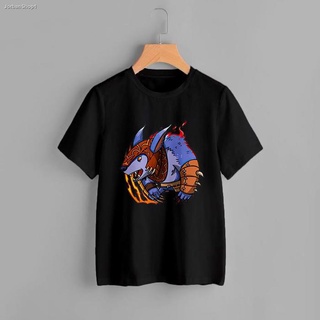 เสื้อยืดคอกลมDota2 - Black V.2 เสื้อยืดลายการ์ตูนสวยๆ กว่า 20 แบบให้เลือกS-5XL