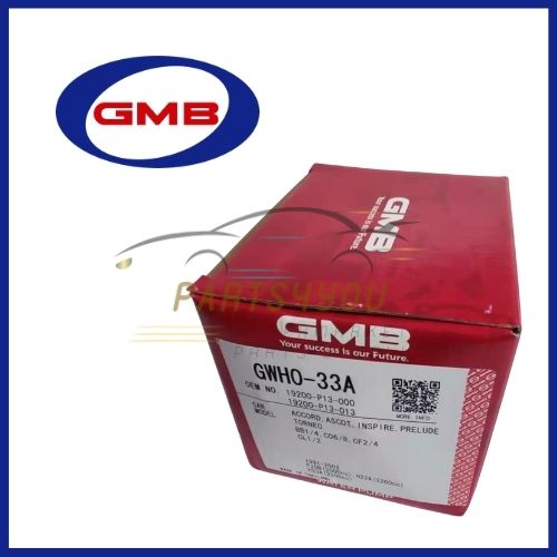 GMB HONDA PRELUDE SSO ACCORD SV4 2.2 H22A V-TEC DOHC (GWHO-33A) ปั๊มน้ํา F20B 2.0 / H22A 2.2 / H23A 