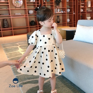 new mini dress baby ชุดเดรสลายจุด เดรสสำหรับเด็กผู้หญิงน่ารักมาก