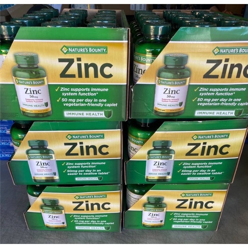 Exp0126 Natures Bounty Zinc 50 Mg ขนาด 400เม็ด Zincพร้อมส่งที่ไทย Aey89shopusa Thaipick 3926