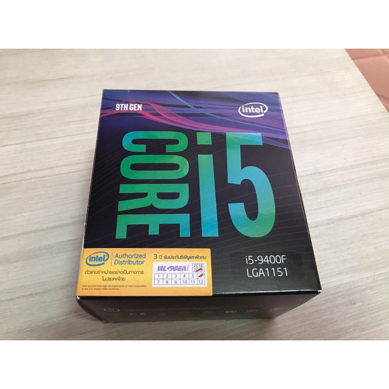 CPU (ซีพียู) INTEL 1151 CORE i5 9400F 2.90 GHz