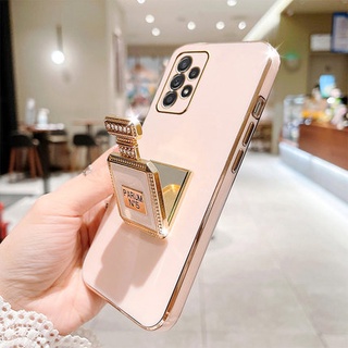 เคสโทรศัพท์มือถือ กันกระแทก ลายขวดน้ําหอม แฟชั่นหรูหรา สําหรับ Samsung Galaxy A54 A34 A52 A52s A72 A32