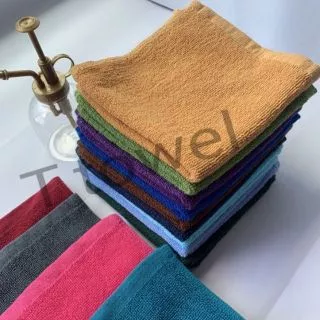 ผ้าเช็ดหน้า 12"x12" นิ้ว ขนคู่ 🇹🇭Cotton100% สินค้าผลิตในประเทศ
