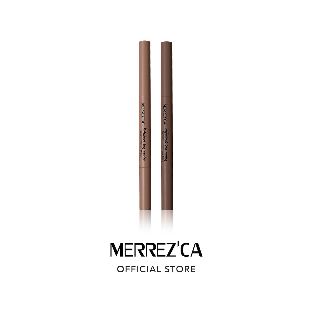 MERREZ'CA PROFESSIONAL LONG WEARING EYEBROW PENCIL เมอร์เรซกา อายโบว์ เครื่องสำอาง ที่เขียนคิ้ว ดินส