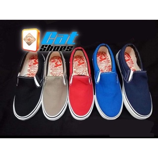 ถูกที่สุด รองเท้าผ้าใบสวมแวน รองเท้าสวมVANS รองเท้าสลิปออน รองเท้าMashare มาแชร์ รุ่น V-5