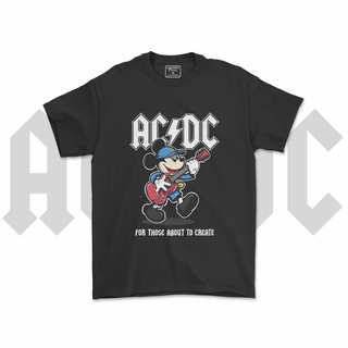 #เสื้อยืดคอกลม#Acdc เสื้อยืด / ACDC BAND Clothing / METAL ROCK BAND Clothing / V1S-4XL