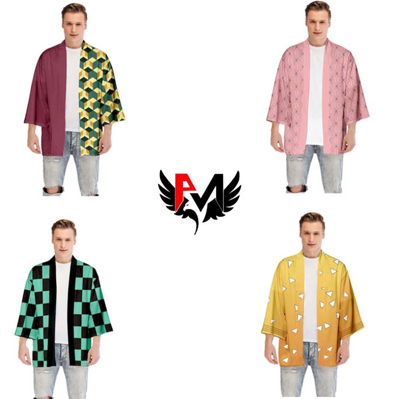 เสื้อคลุมดาบพิฆาตอสูร เสื้อคลุมคอสเพลย์ cosplay Demon Slayer Kimetsu no Yaiba