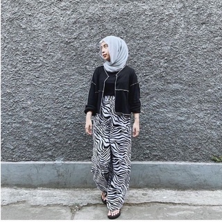 Zebra Culottes รองเท้าคัทชู สําหรับผู้หญิง