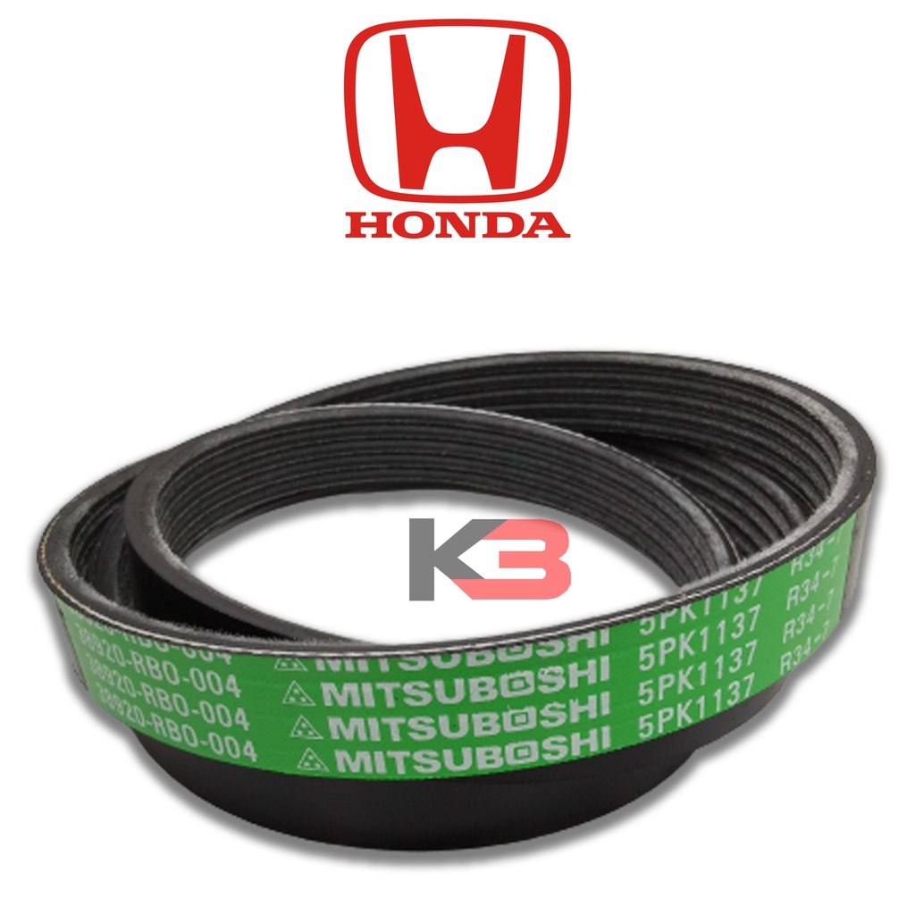 HONDA CITY TMO , JAZZ TF0 GE8 2009-2013 MITSUBOSHI FAN BELT ( 5PK1137 ) ( 38920-RB0-004 )