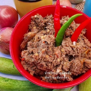 ขายดีมาก💥น้ำพริกปลาทูผัดแห้ง มี2สูตร ดั้งเดิม/คลีน ไม่หวานเปรี้ยวนิดเผ็ดกำลังดีเนื้อปลาทูเน้นแซ่บมาก