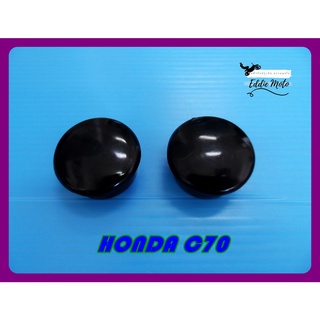 HONDA C70 REAR FORK RUBBER STOPPER "BLACK" (1 PAIR)  // ยางอุดตะเกียบหลัง HONDA C70 สีดำ (1 คู่)