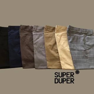 กางเกงขาเต่อ ขา5ส่วน SUPER DUPER ผ้ายืด (เอว 28-36)