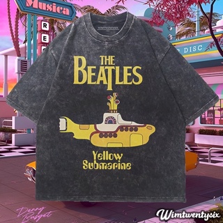 เสื้อยืด พิมพ์ลาย The BEATLES Youth SUBMARINE WASHING VINTAGE สําหรับผู้ชาย