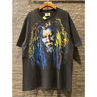 WINTERLAND VINTAGE 1998 ROB ZOMBIE 100% HARDCORE HEAVY METAL T-SHIRT เสื้อยือคอกลมแขนสั้น เสื้อวินเทจ วินเทอร์แลนด์