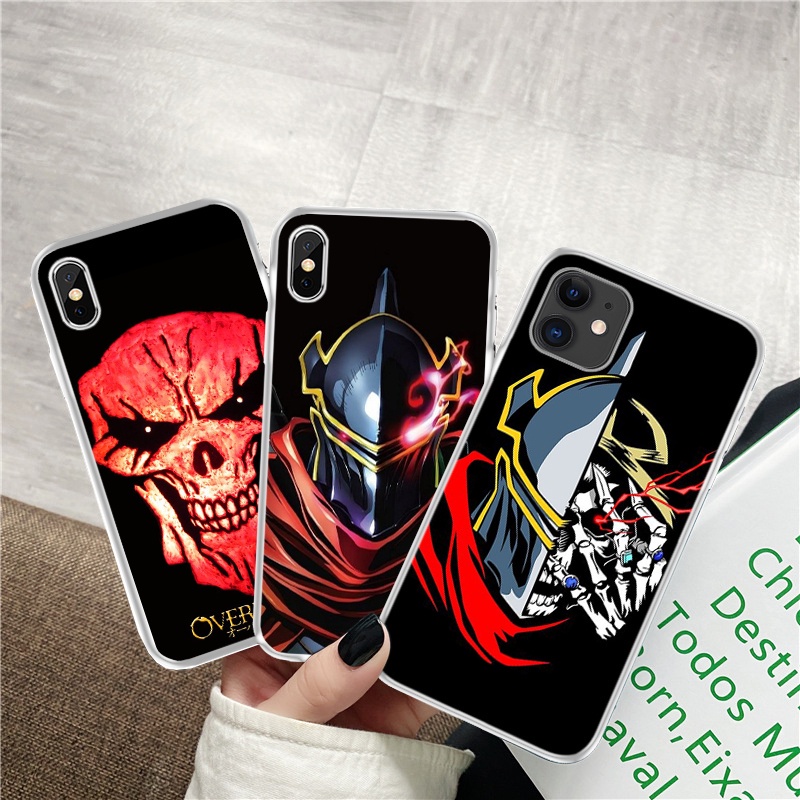 ♩iPhone 12 Mini 11 Pro XR XS Max Transparent soft Case 105YPJ Anime OVERLORD♒