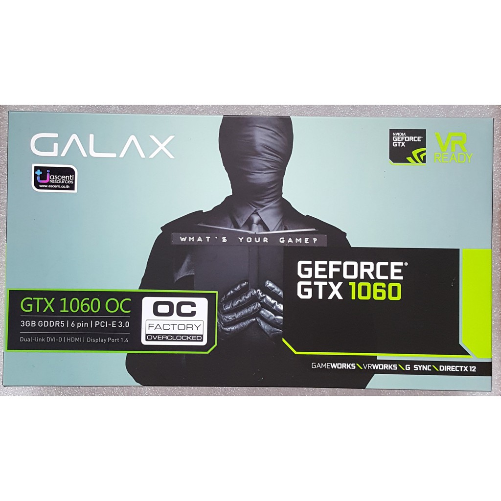 VGA Galax GTX1060 3GB - ยังไม่แกะกล่อง