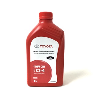 น้ำมันเครื่อง Toyota 10W-30 Sami-Synthetic API CI-4 ขนาด 1 L