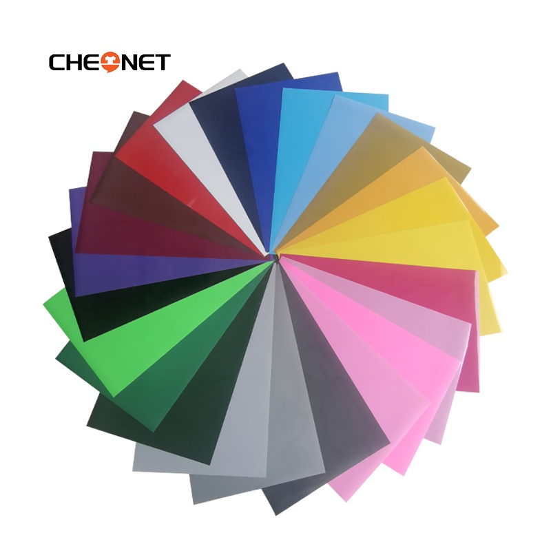 1 แผ่น 12 "x40"/30 ซม.x100 ซม.Super elastic PU Heat Transfer ฟิล์มไวนิล Iron On HTV ฟิล์ม