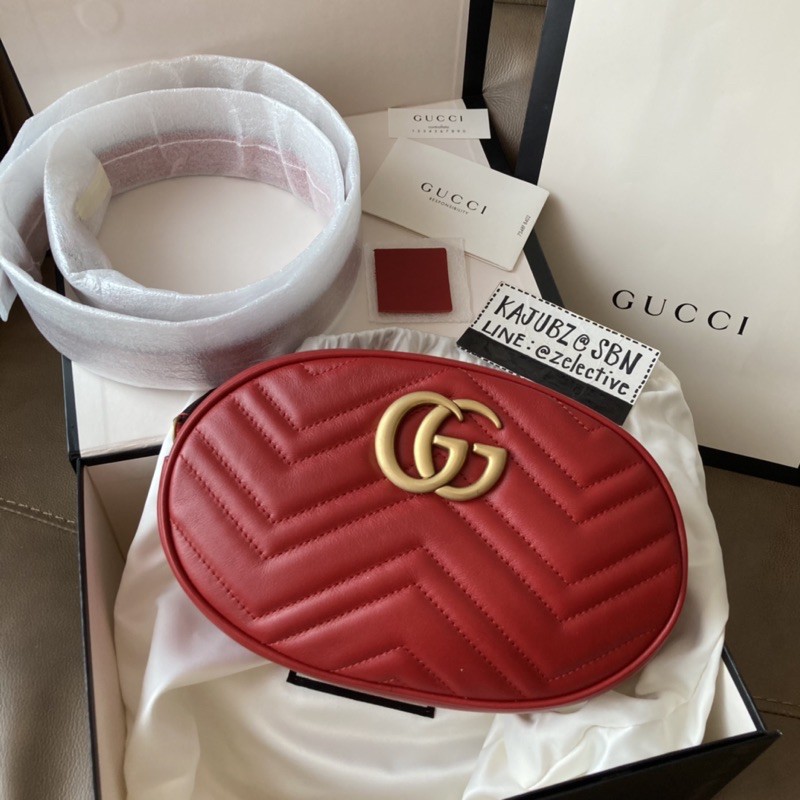 gucci marmont belt bag large