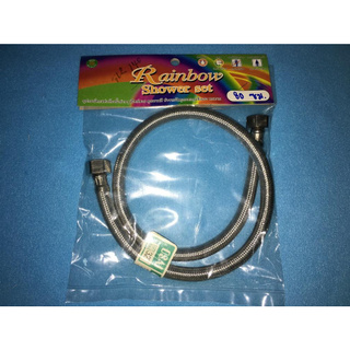 สายน้ำดี Rainbow (GW109L) สายน้ำดีแบบสแตนเลสถัก ½” ยาว 80 cm