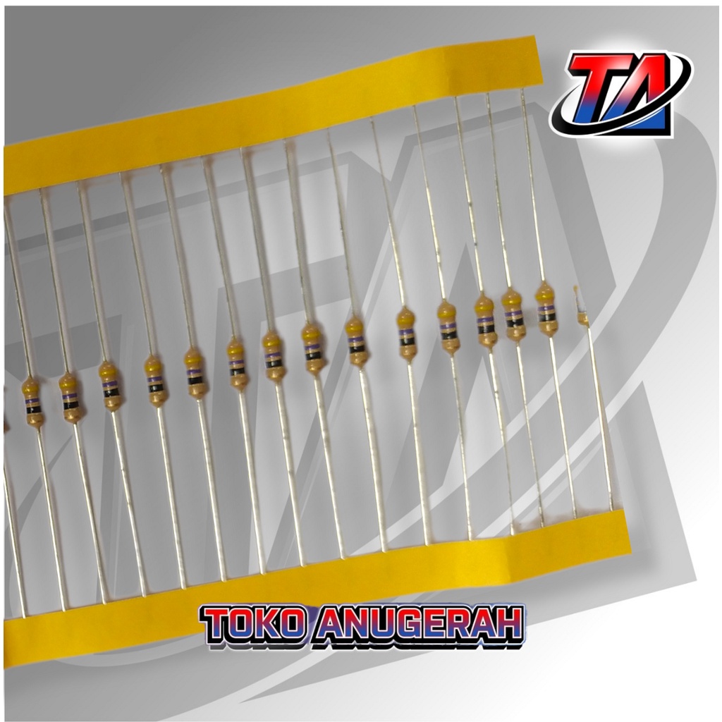 ตัวต้านทาน 1/4W 47 OHM 5%