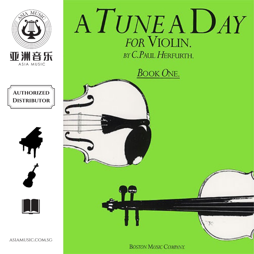AUTHORZED DISTRIBUTOR - A TUNE A DAY – สําหรับไวโอลิน - หนังสือ 1