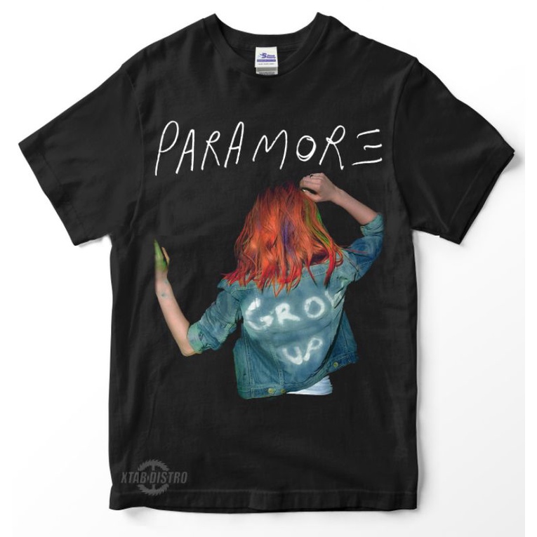 PARAMORE GROW UP เสื้อยืดพรีเมี่ยม paramore decode rock pop avril เสื้อยืดวง lavigne