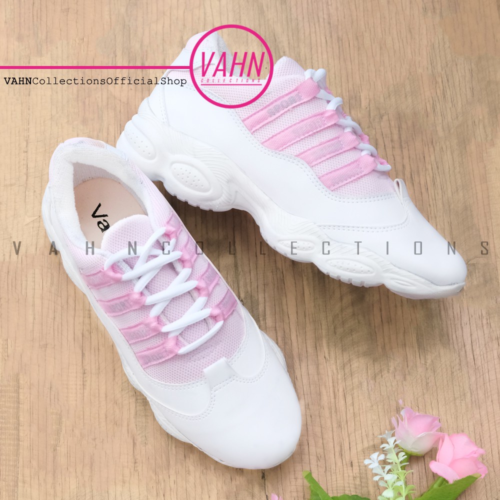 Putih HITAM Vahn MIKELE - สีดําสีชมพูสีขาว AD20 Zumba Sports Women & 39;s รองเท้าผ้าใบ