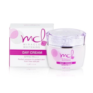 [ ครีม หมอจุฬา ] MCL Miracle Whitening Day Cream SPF 60 PA+++ (เอมซีแอล มิราเคิ้ล ไวท์เทนนิ่ง เดย์ครีม เอสพีเอฟ 60 +++)