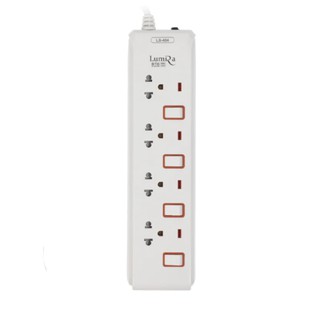 รางปลั๊กไฟ Power Bar Lumira LS-404 (5M) # ปลั๊กพ่วง ปลั๊กสามตา รางปลั๊ก สายไฟ ปลั๊กมอก ปลั๊กไฟ powerplug